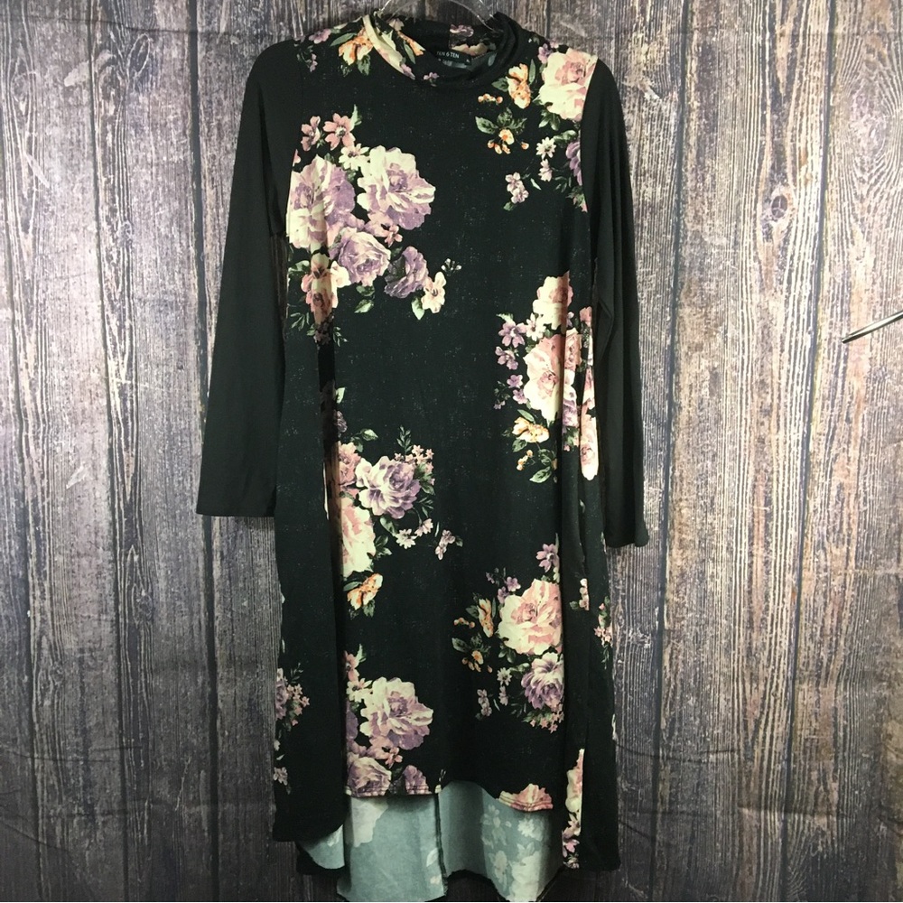 Ten 6 Ten Floral Hi-Low Top Tunic